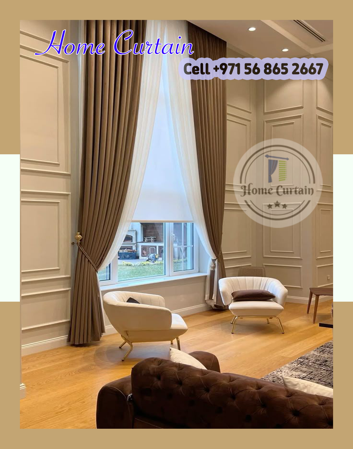 Classic Modern Blackout Curtains UAE