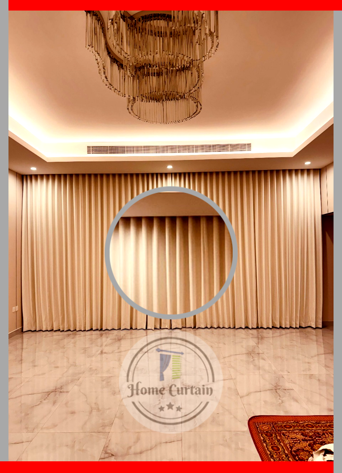 Villa apartment curtains uae