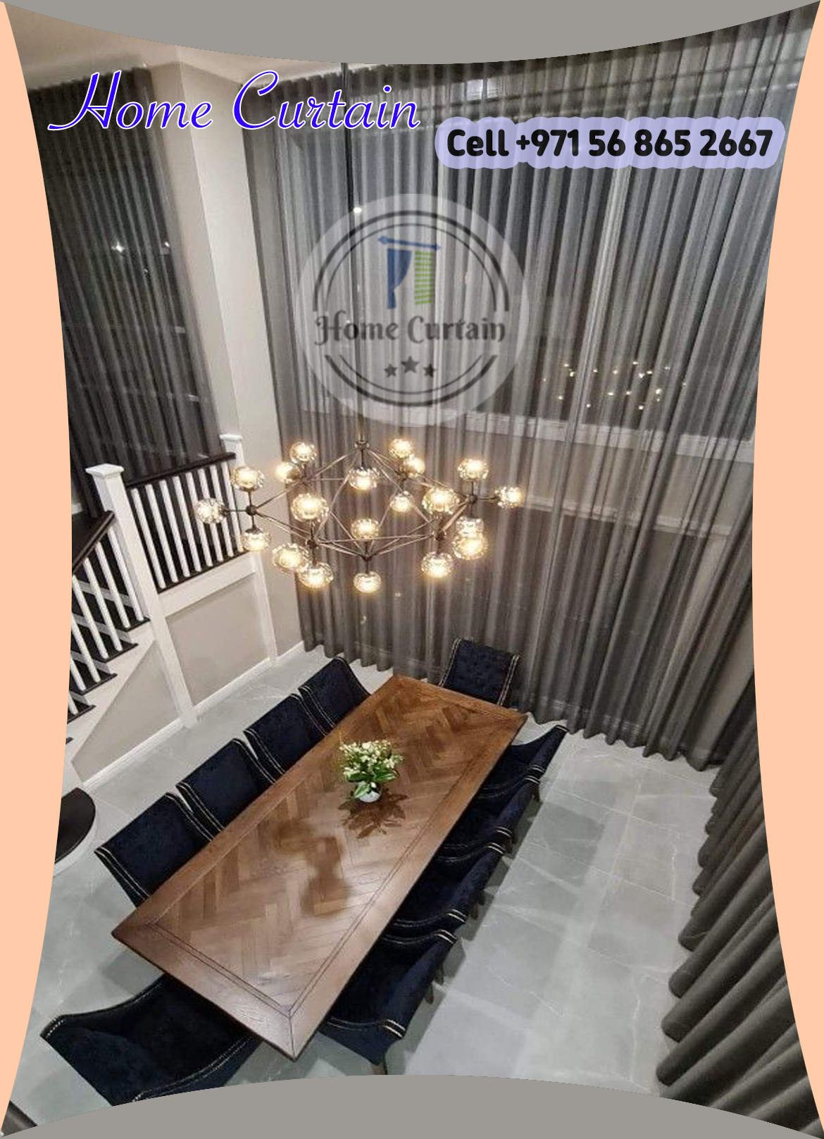 Sheer Curtain fitting Dubai