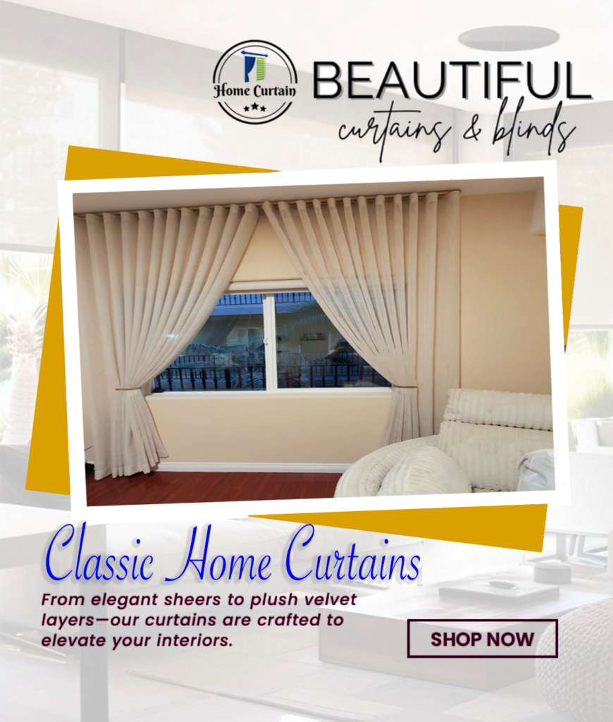 Best Curtains Installation All Over UAE