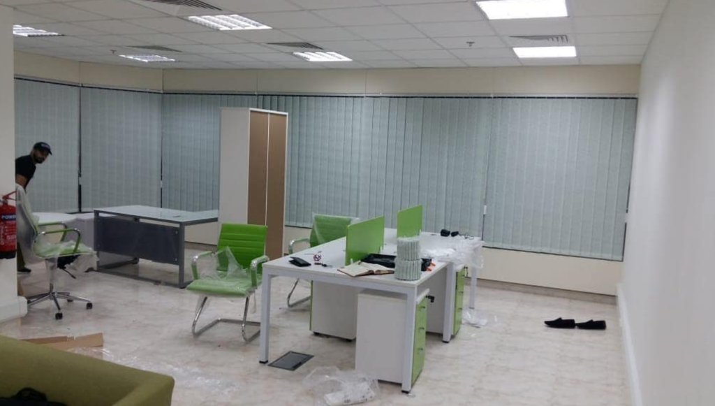 Vertical Blinds in Abudhabi for Modern Office
