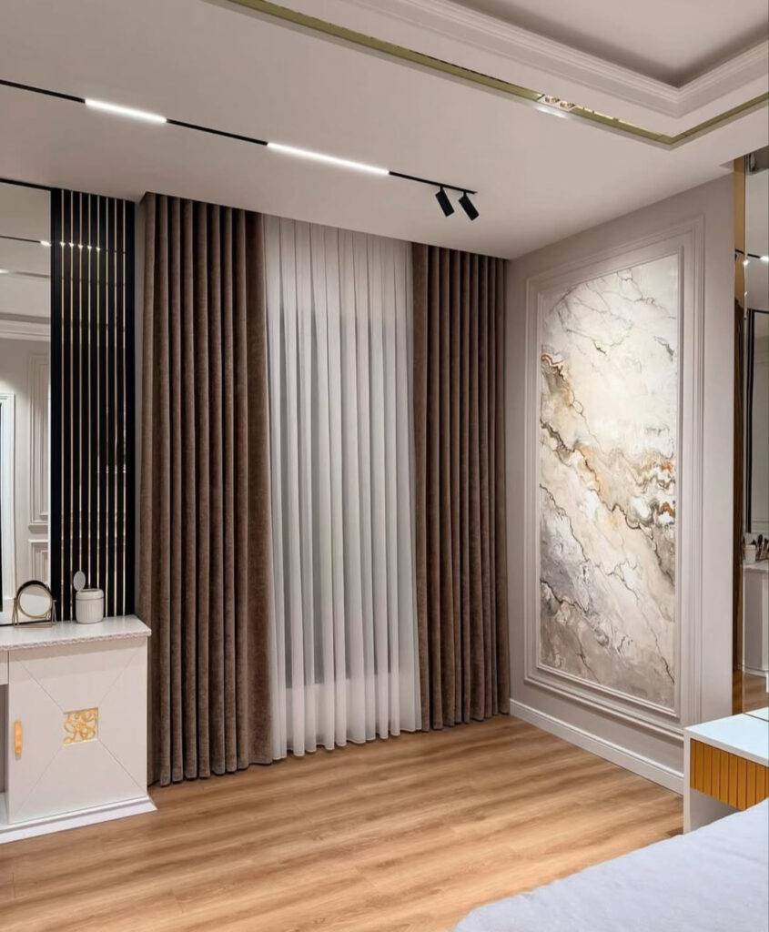 Curtains in Abu Dhabi for Classic Villa