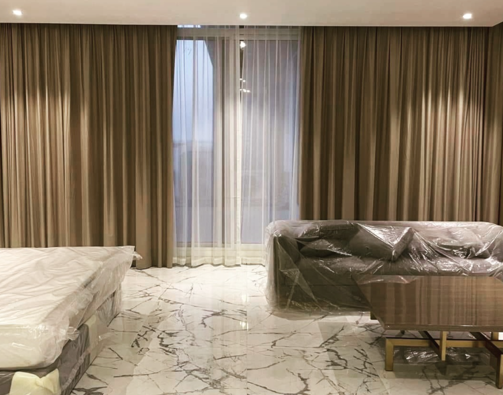 Linen Blend Sheer Curtains in Dubai 2026